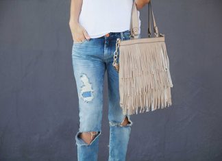 Do czego można nosić modne spodnie z dziurami w kolorze czarnym? Do czego można nosić modne spodnie z dziurami w kolorze czarnym?